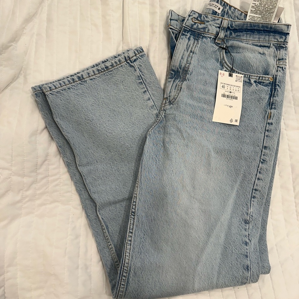 Zara high rise jeans